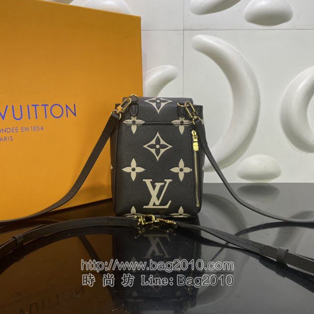 Louis Vuitton新款女包 M80783黑丝印 路易威登2021夏季新款迷你双肩包 LV新款Tiny双肩后背包  ydh4203